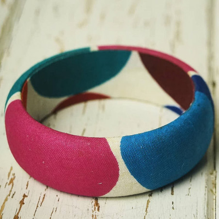 Wax fabric bracelets