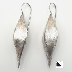 Elegant silver earrings _ 2
