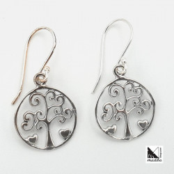 Silver Earrings - Tree of Life