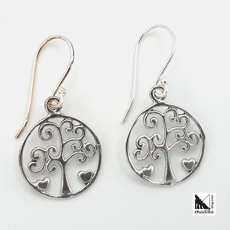 Tree of Life - Silver Earrings _ 1