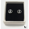Symbole de la Paix - Boucles d'oreilles en argent _ 4