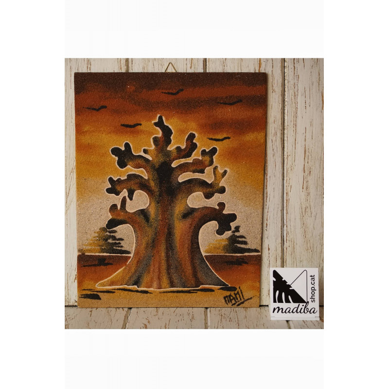 Art sur sable de Mami - Baobab _ 1