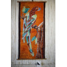 Art africain en batik - Perroquet