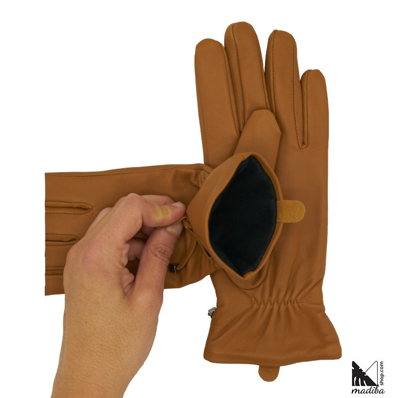 Gants en cuir - modÃ¨le de piÃ¨ce mÃ©tallique _ 3