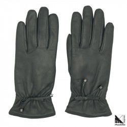 Guantes de piel - modelo pieza metÃ¡lica _ 4