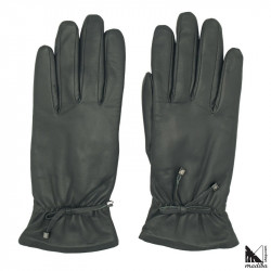 Leather gloves - metal part model _ 4
