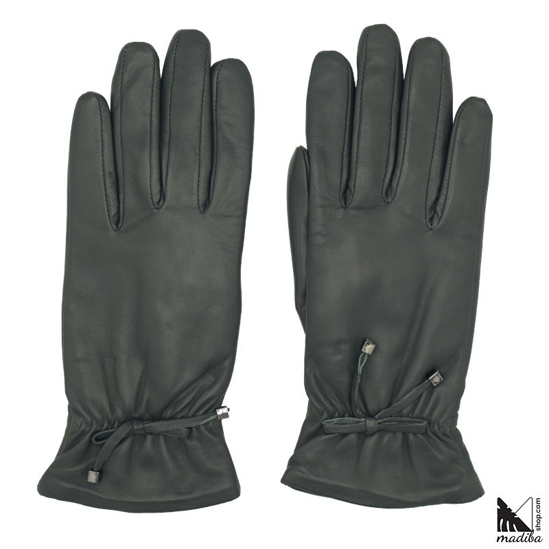 Guantes de piel - modelo pieza metÃ¡lica _ 6