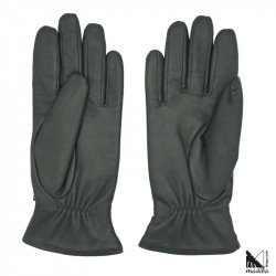 Leather gloves - metal part model _ 5