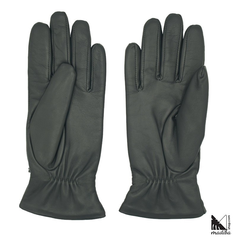 Guantes de piel - modelo pieza metÃ¡lica _ 5