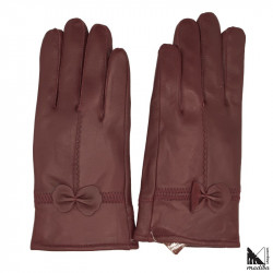 Leather gloves - Flower model _ 1