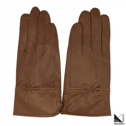 Leather gloves - Flower model