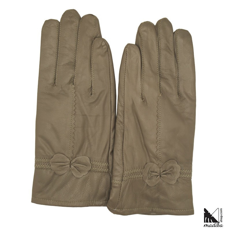 Leather gloves - Flower model _ 3