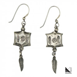 Tribal silver Berber earrings _ 1