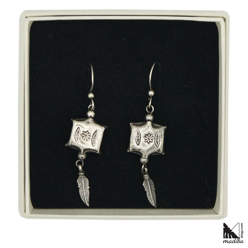 Tribal silver Berber earrings _ 2