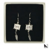 Tribal silver Berber earrings
