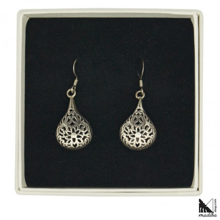 Ethnic silver Berber earrings