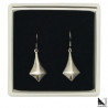 Silver Berber earrings diamond shaped