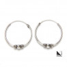 Bali's Sterling silver earrings with a thickness of 1,2mm.