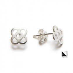 Silver earrings - PANOT, cobblestone Barcelona| Madibashop