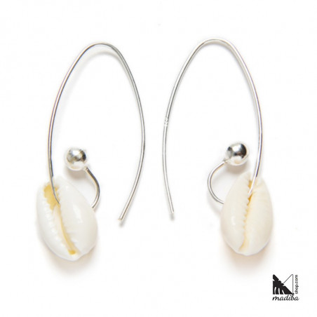 Sterling silver earrings - Shell _ 1