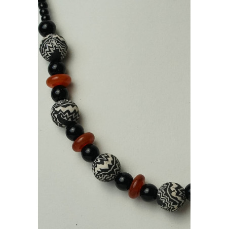 Bintou necklace - Carnelian Agate