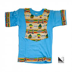 Camiseta estampado tribal africano