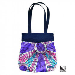 Madiba classic handbag African WAX fabric | Madibashop