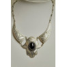 Fatima Hand Necklace with Onyx