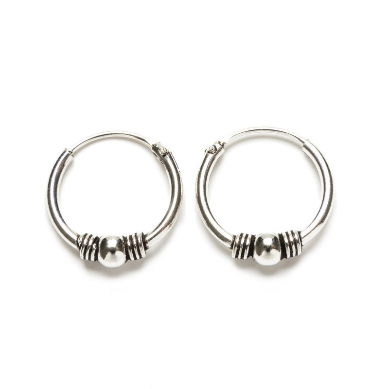 Bali's Sterling silver earrings with a thickness of 1,2mm. _ 1