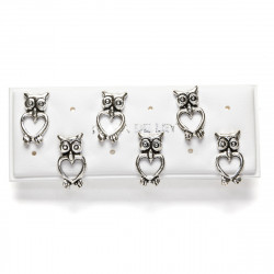 Silver earrings - Owl| Madibashop