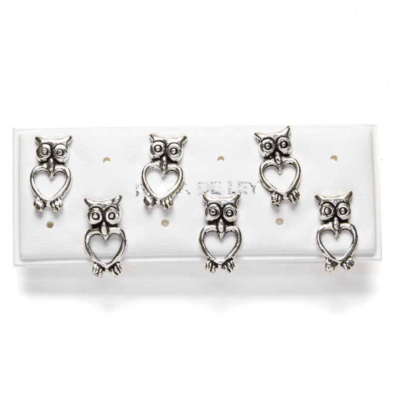 Owl - Silver earrings _ 1