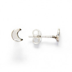 Silver earrings  - Moon | Madibashop