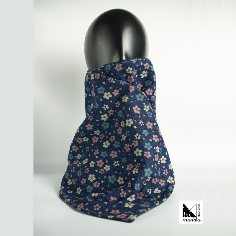 SAKURA NAVY Fleece Collar _ 1