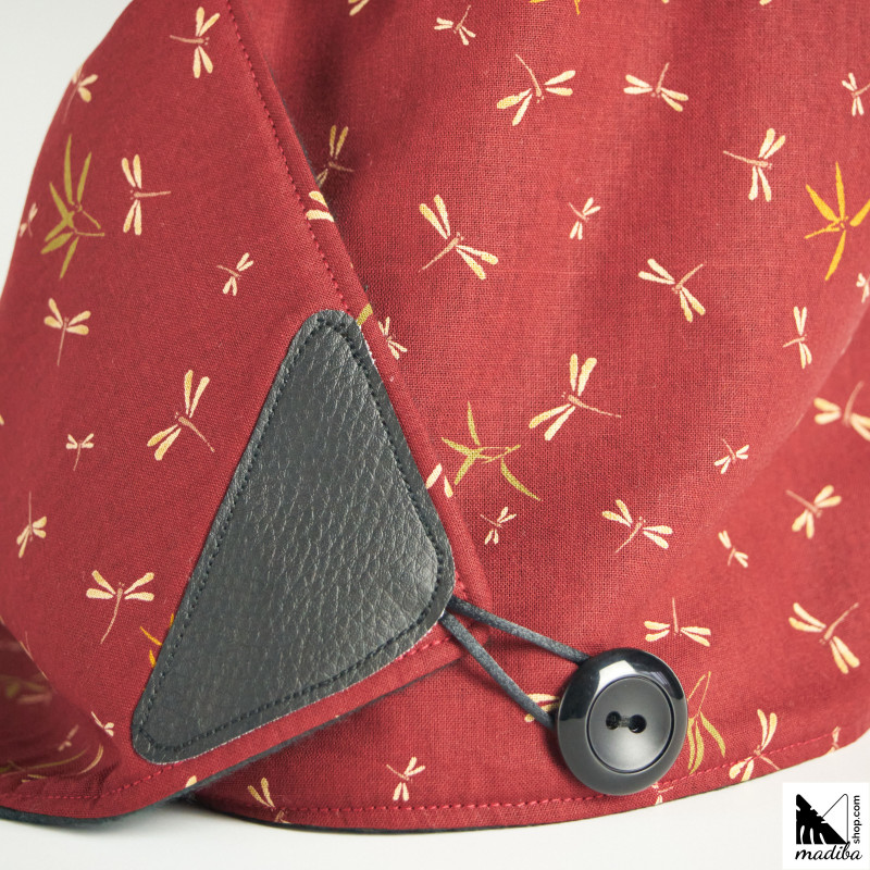 TONBO TO TAKE RED Fleece Collar _ 2