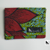 Multipurpose wallet African wax fabric | Madibashop
