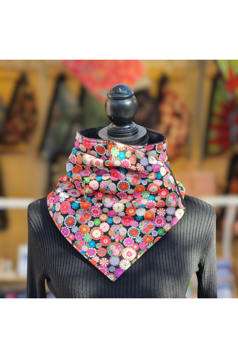 Col polaire en tissu japonais fait main | Madibashop Barcelona