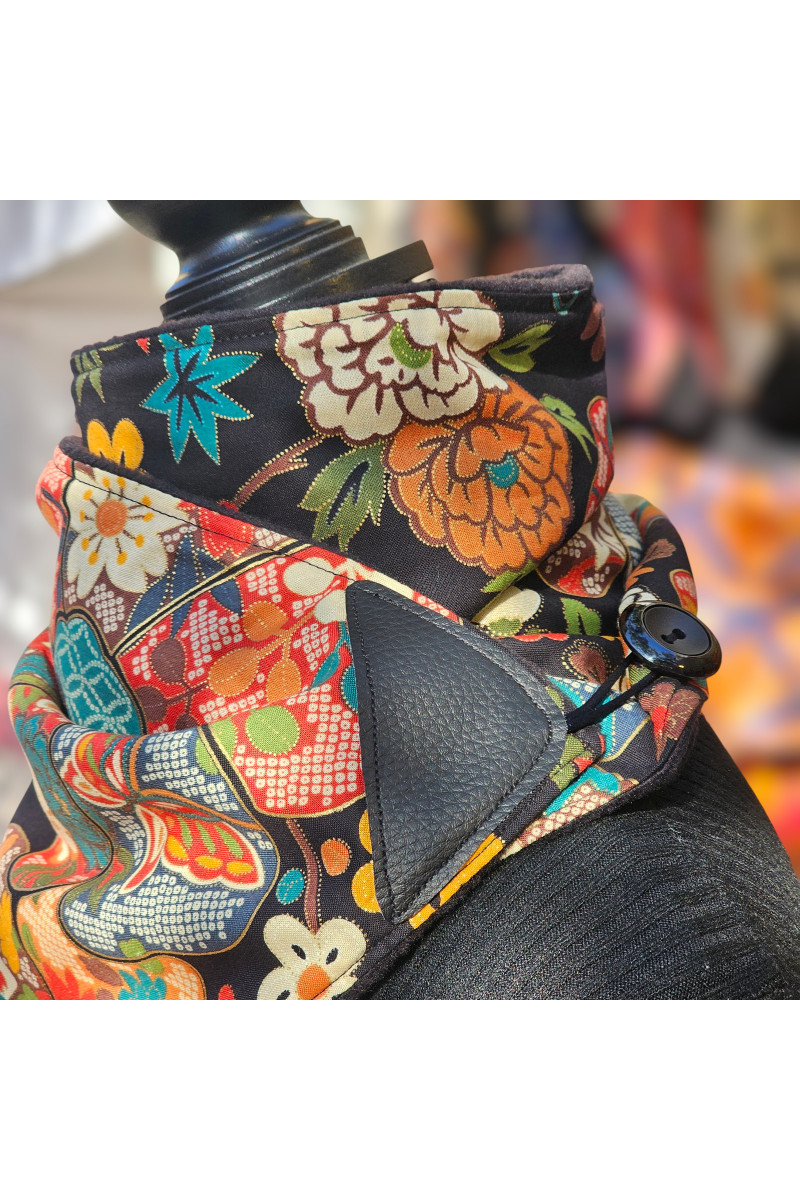 Polar Neck with Japanese Fabric  | Madibashop Barcelona