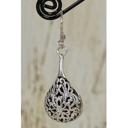 Ethnic silver Berber earrings