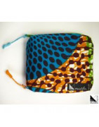 2 in 1 African Fabric Coin Purses : Unique Designs - Barcelona