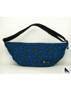 Shoulder bag-Bum bag with African Fabric